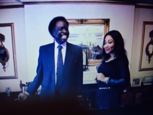Princess Halliday recording on the showwith British Billionaire and surgical tutor to the royal college of surgeons London Mr Tithus Wole Odedun